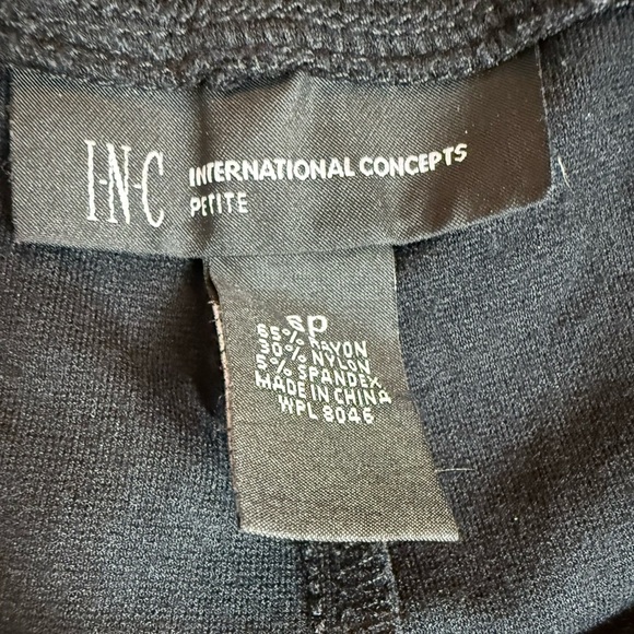 INC Black stretchy high waisted leggings /size SP - Picture 7 of 7